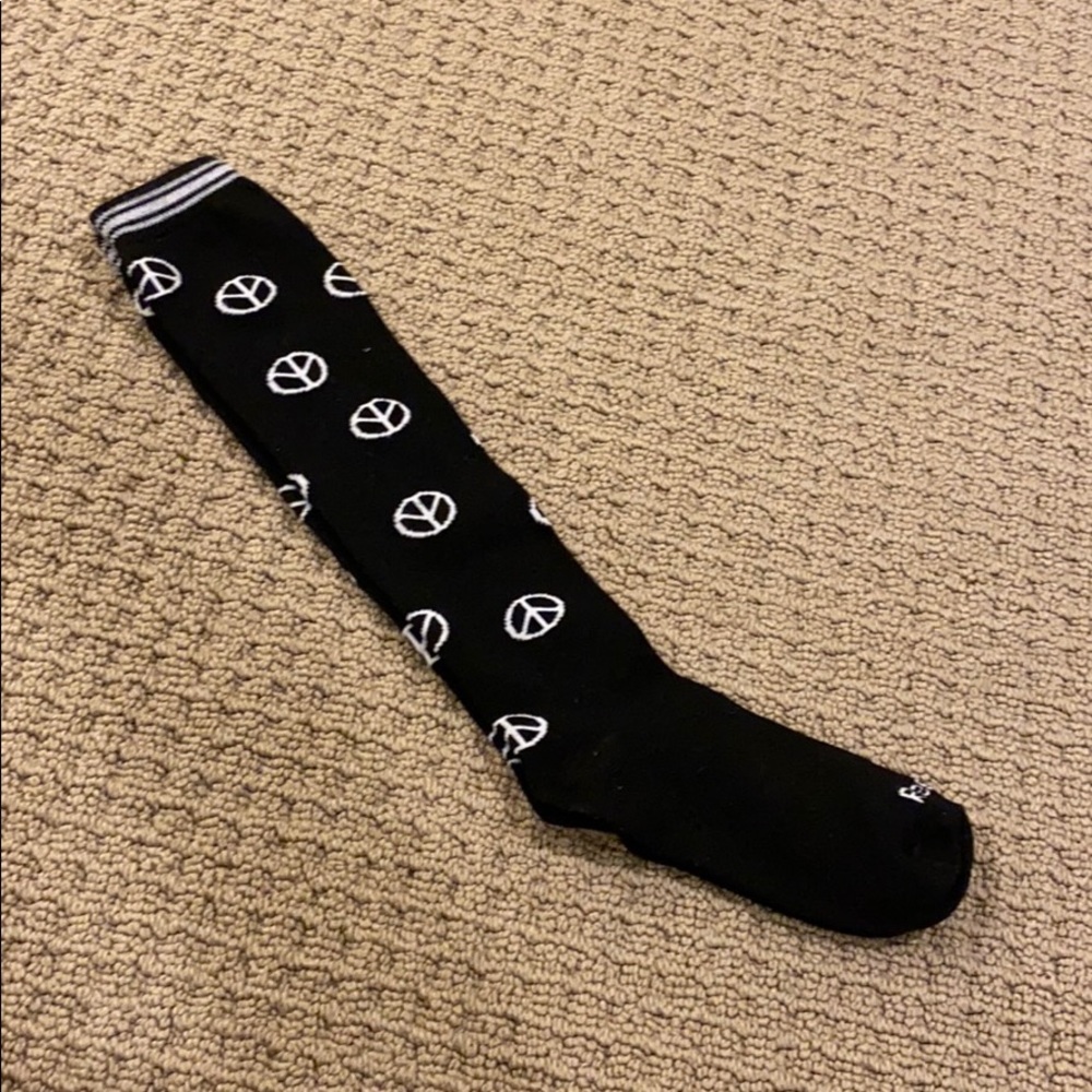Reebok Peace Sign Volleyball Knee Socks